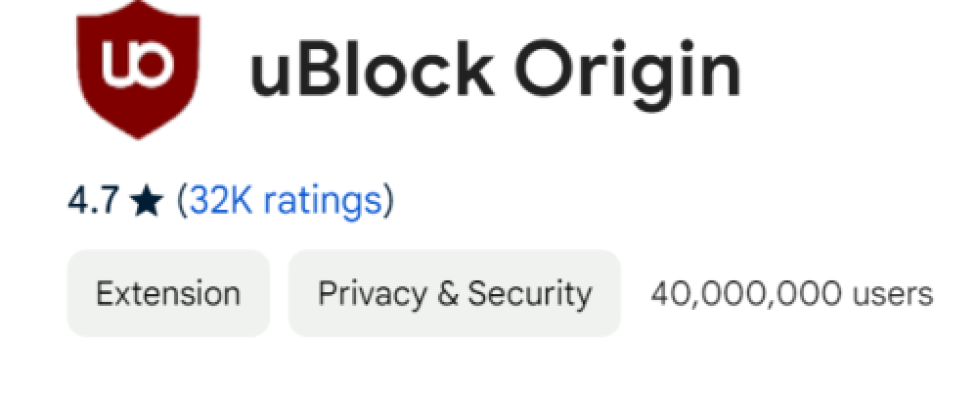 uBlock Origin Feature